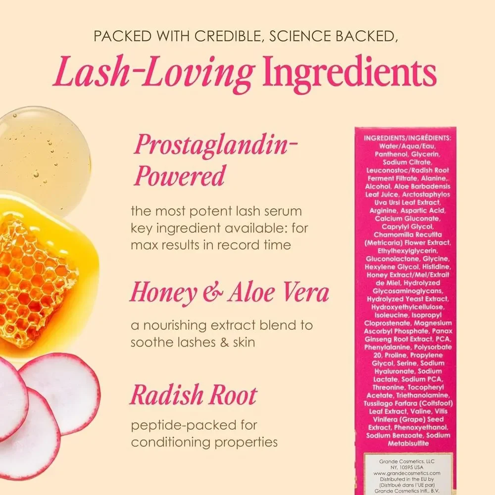 2-Pack Grande Cosmetics GrandeLASH-MD Lash Enhancing Serum 1 ml Peptide Vitamin